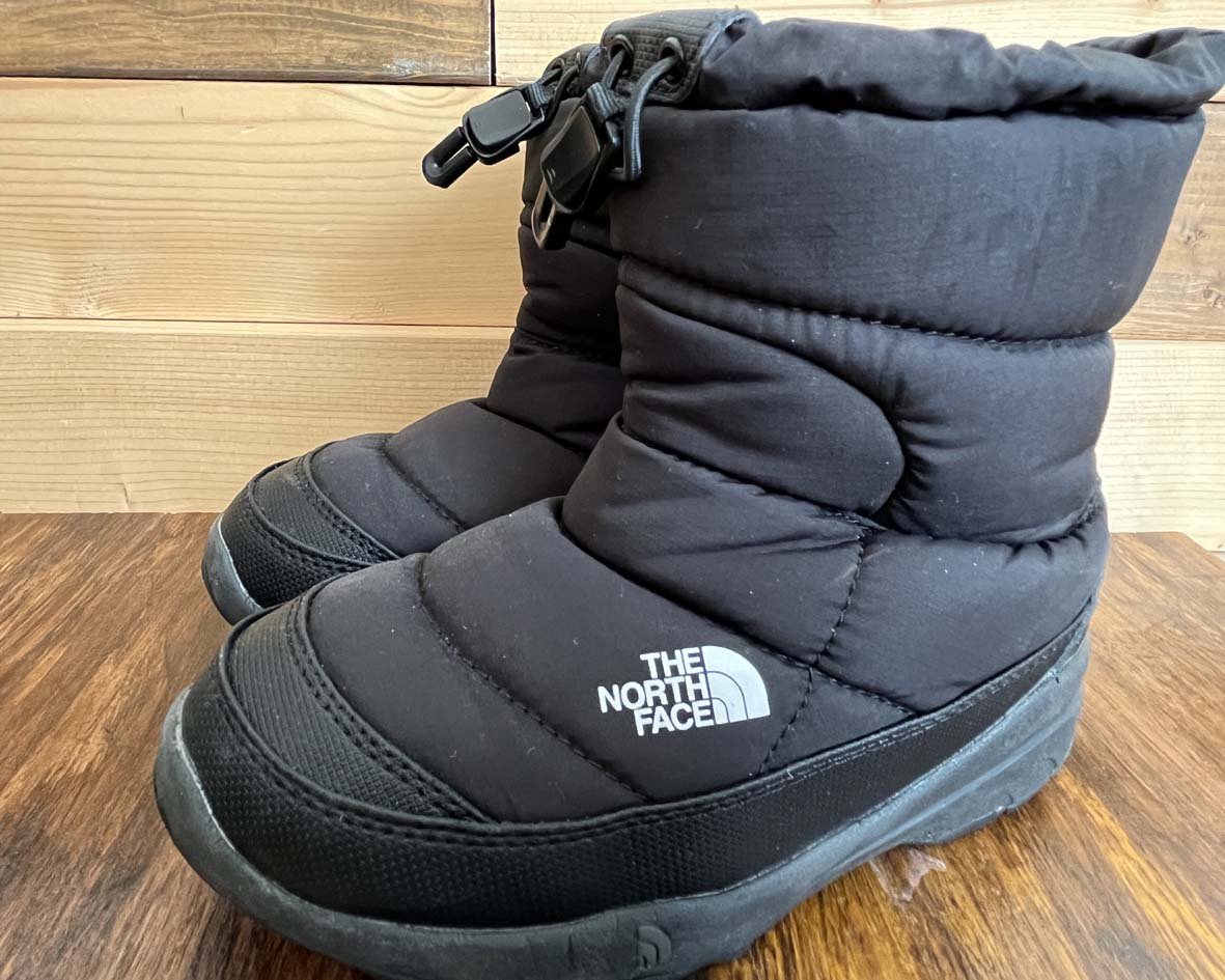 ■ THE NORTH FACE ザ ノースフェイス NFJ51980 ヌプシ ブーティ スノーブーツ キッズブーツ 20㎝ 中古 ブラック ★_画像2