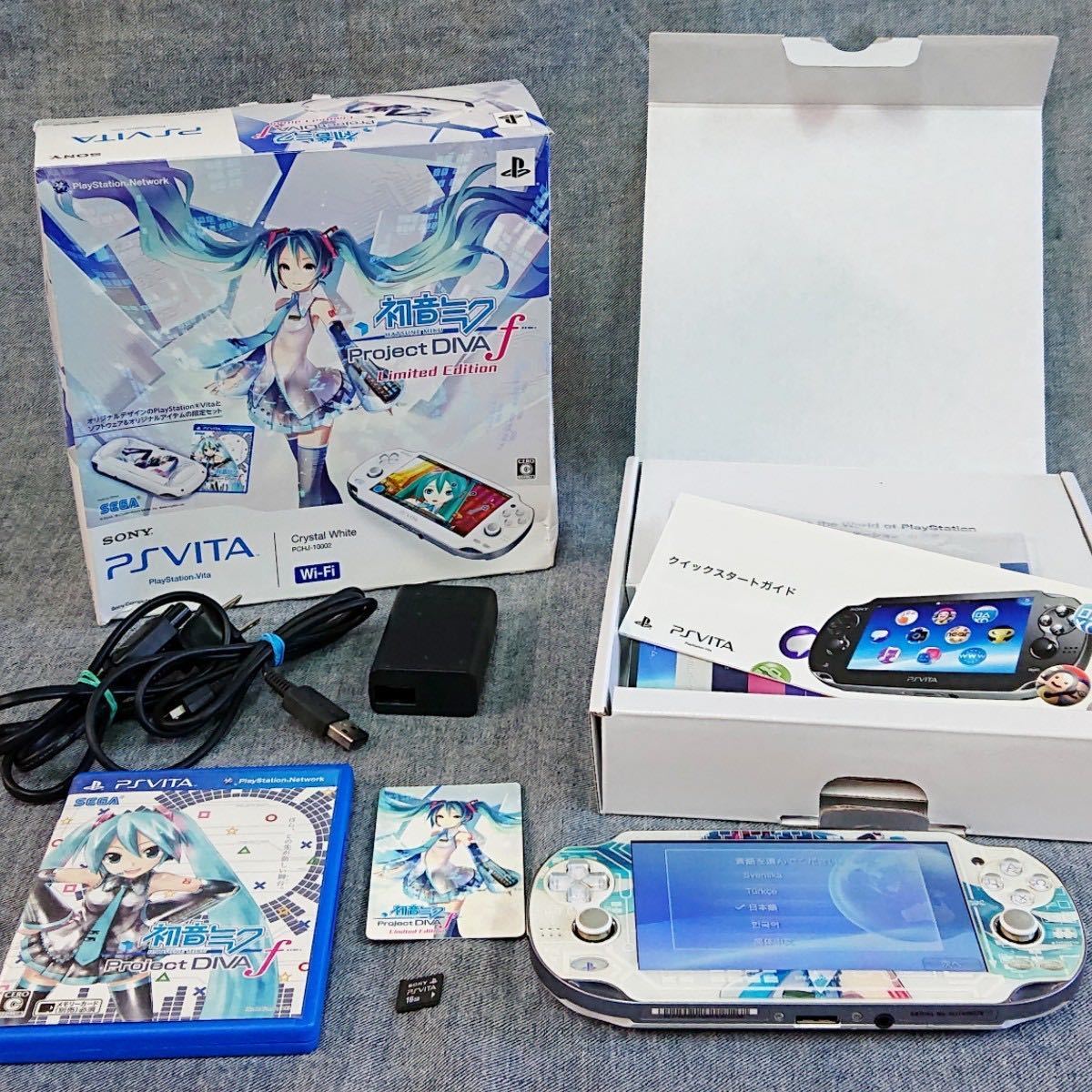 ☆1円~『PlayStation Vita 初音 ミク Limited Edition Wi‐Fiモデル