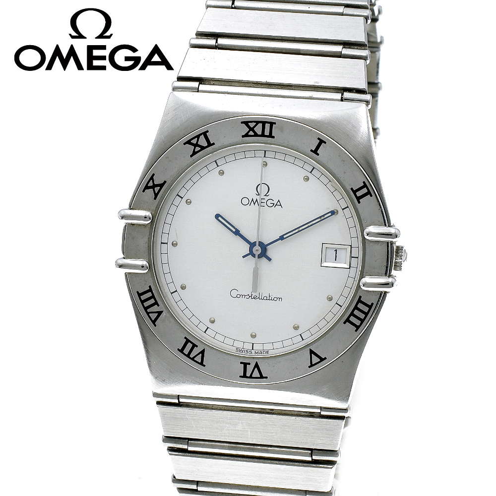 OMEGA オメガ コンステレーション QZ クォーツ メンズ腕時計 シルバー