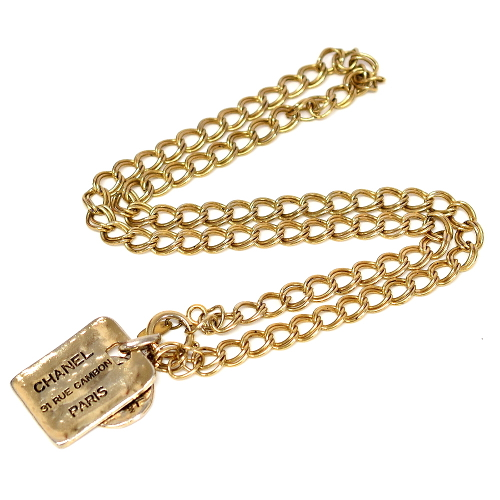 248 CHANEL シャネル ココマーク ヴィンテージ ロングチェーン
