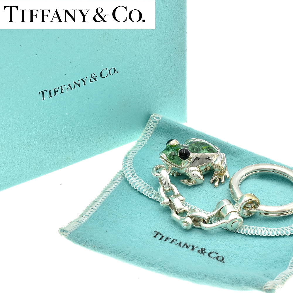 Tiffany&Co ティファニー SV925 カエル モチーフ キーホルダー
