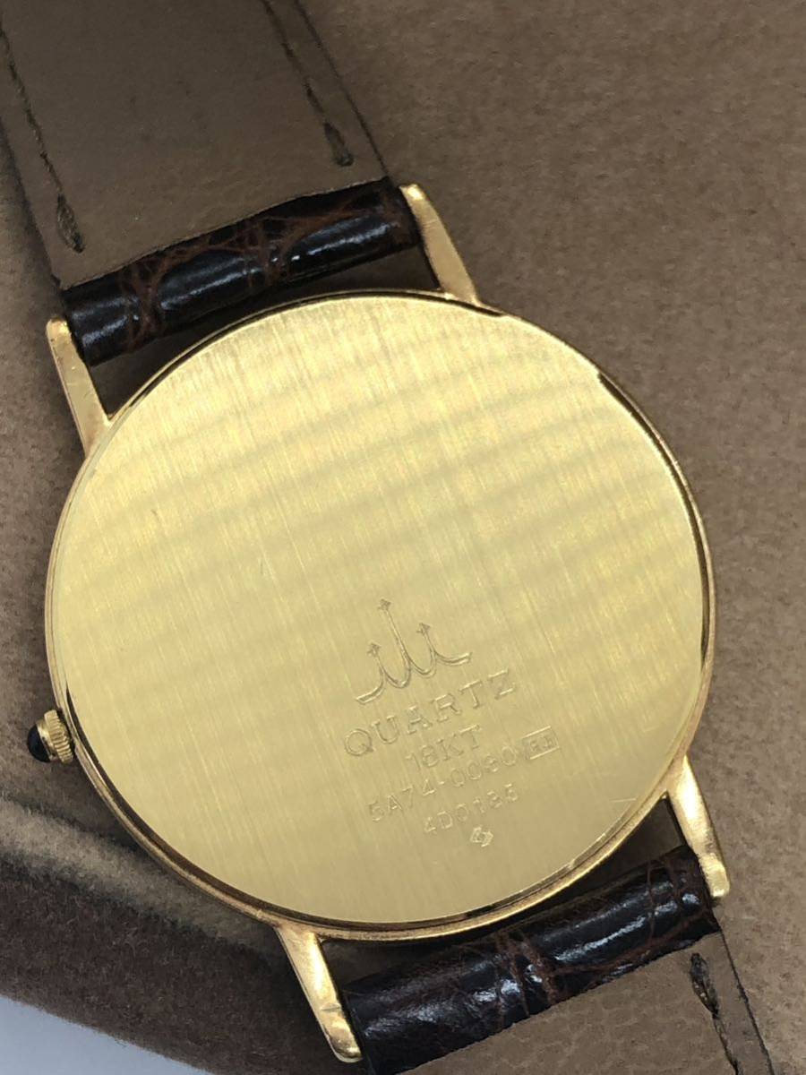 稼働中】SEIKO セイコー 18KTクレドール メンズ 腕時計 クオーツ