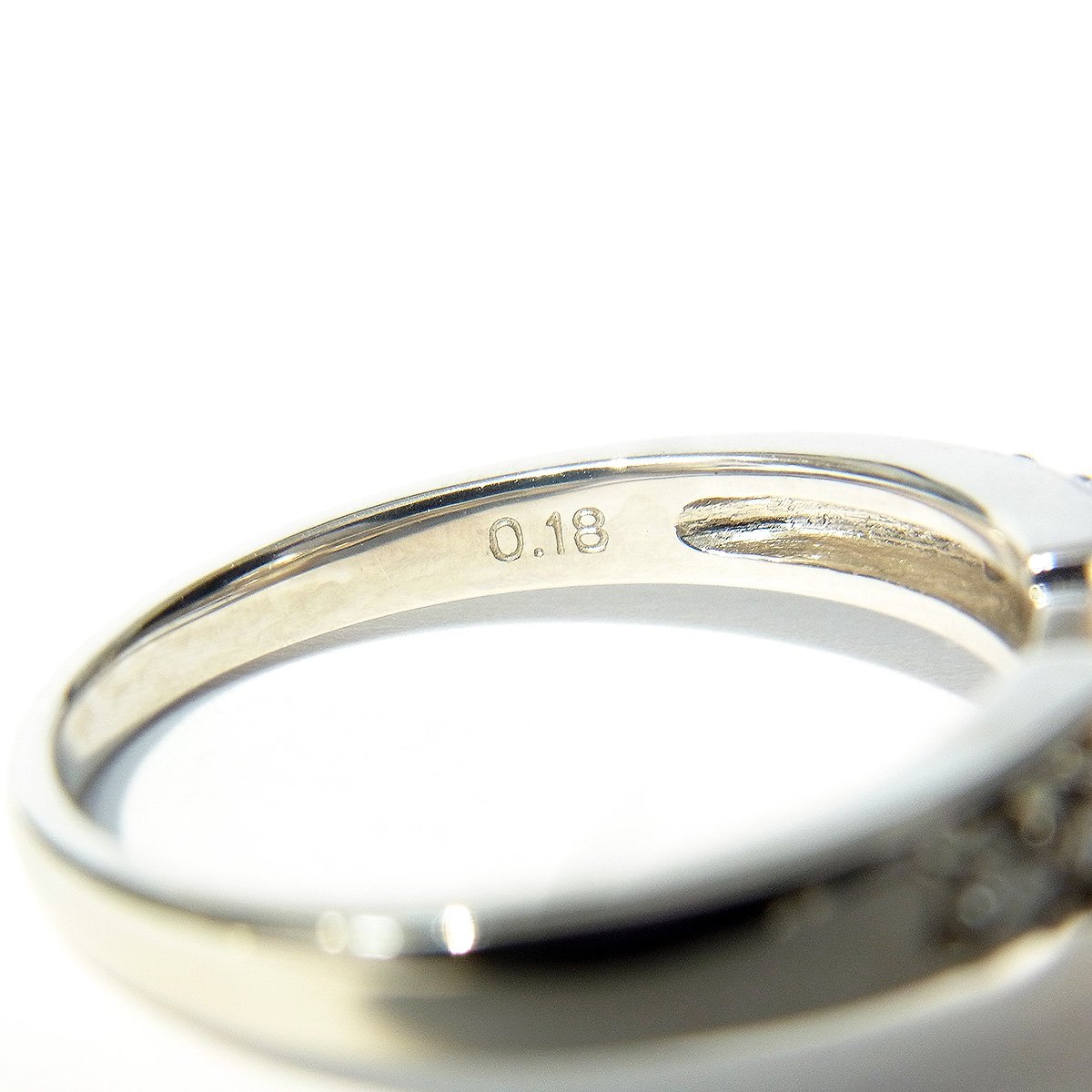 激安/新作 ダイヤ 指輪 パールリング  美品 プラチナ 〓 総重量約