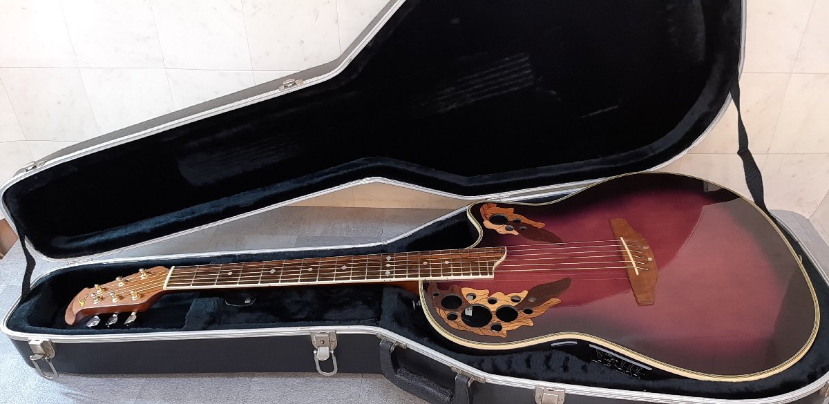 03S123□OVATION CC257 エレアコ 純正ハードケース付き□ | www