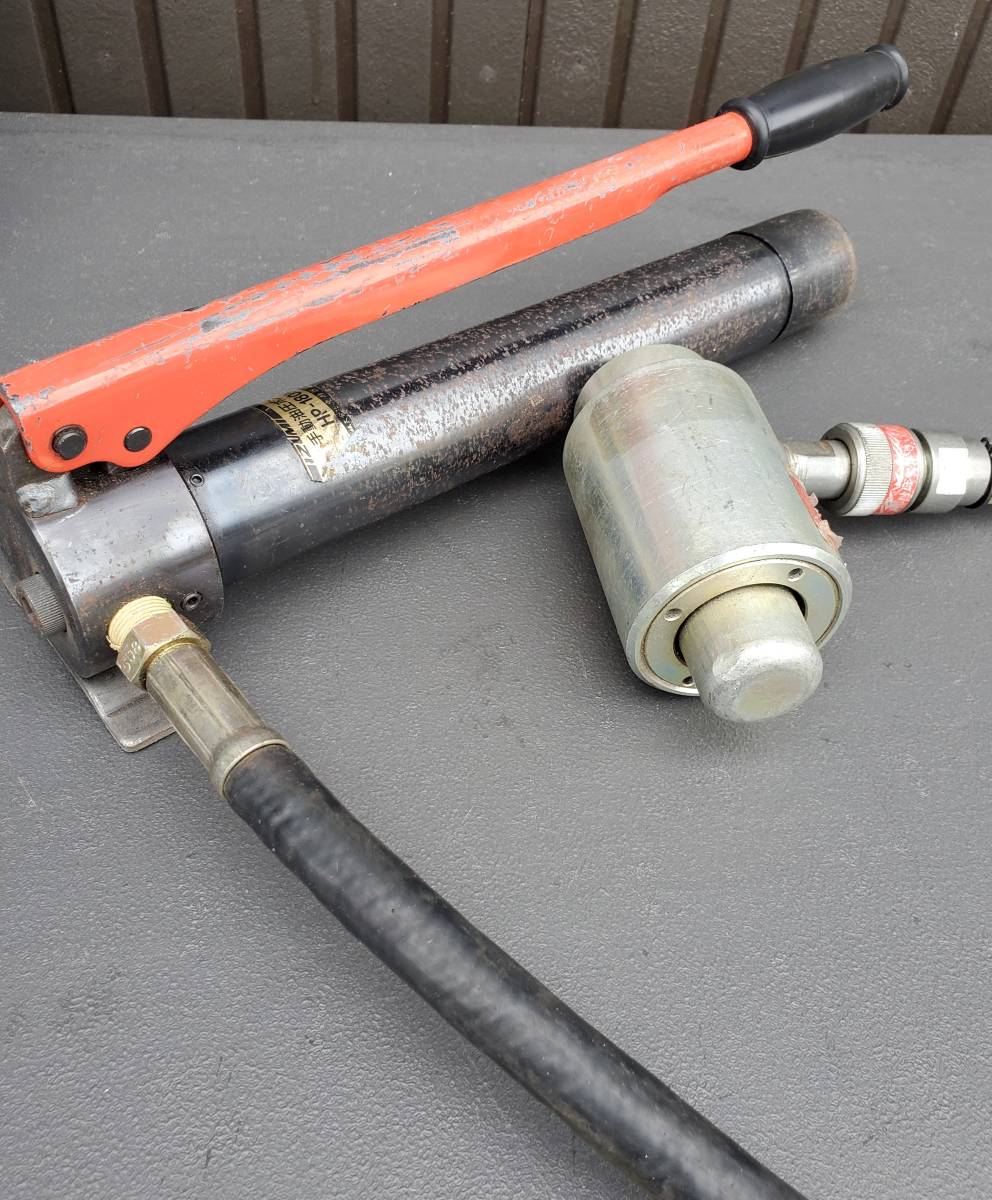 動作確認済み イズミ SH-10-1 HP-180N 手動油圧式パンチャー 泉精器