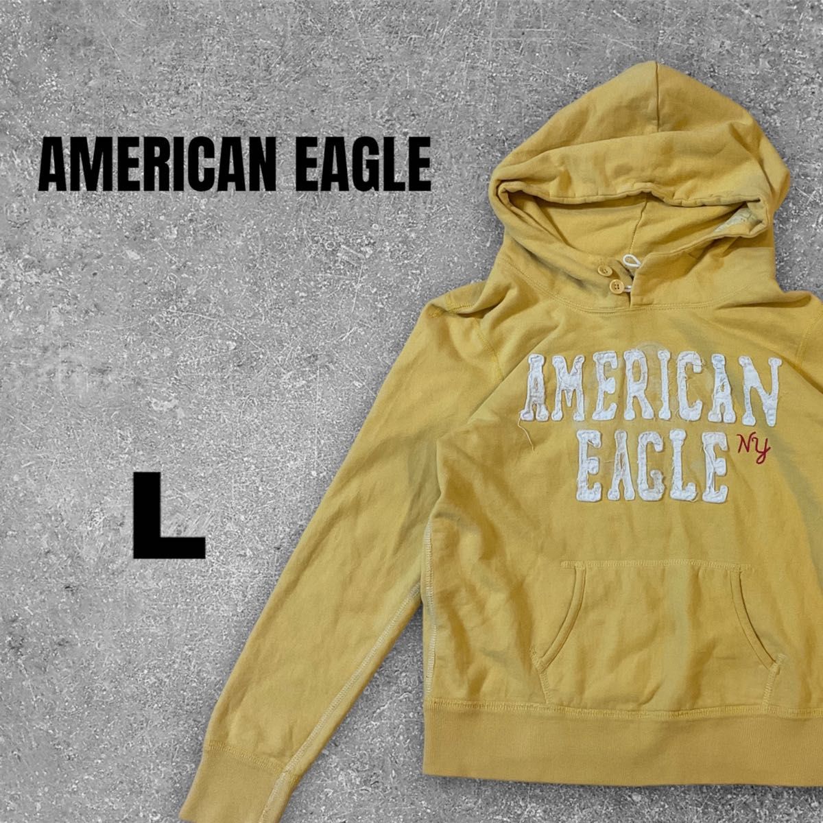 【古着】AMERICAN EAGLE アメリカンイーグル　ヘンリーネック　パーカー