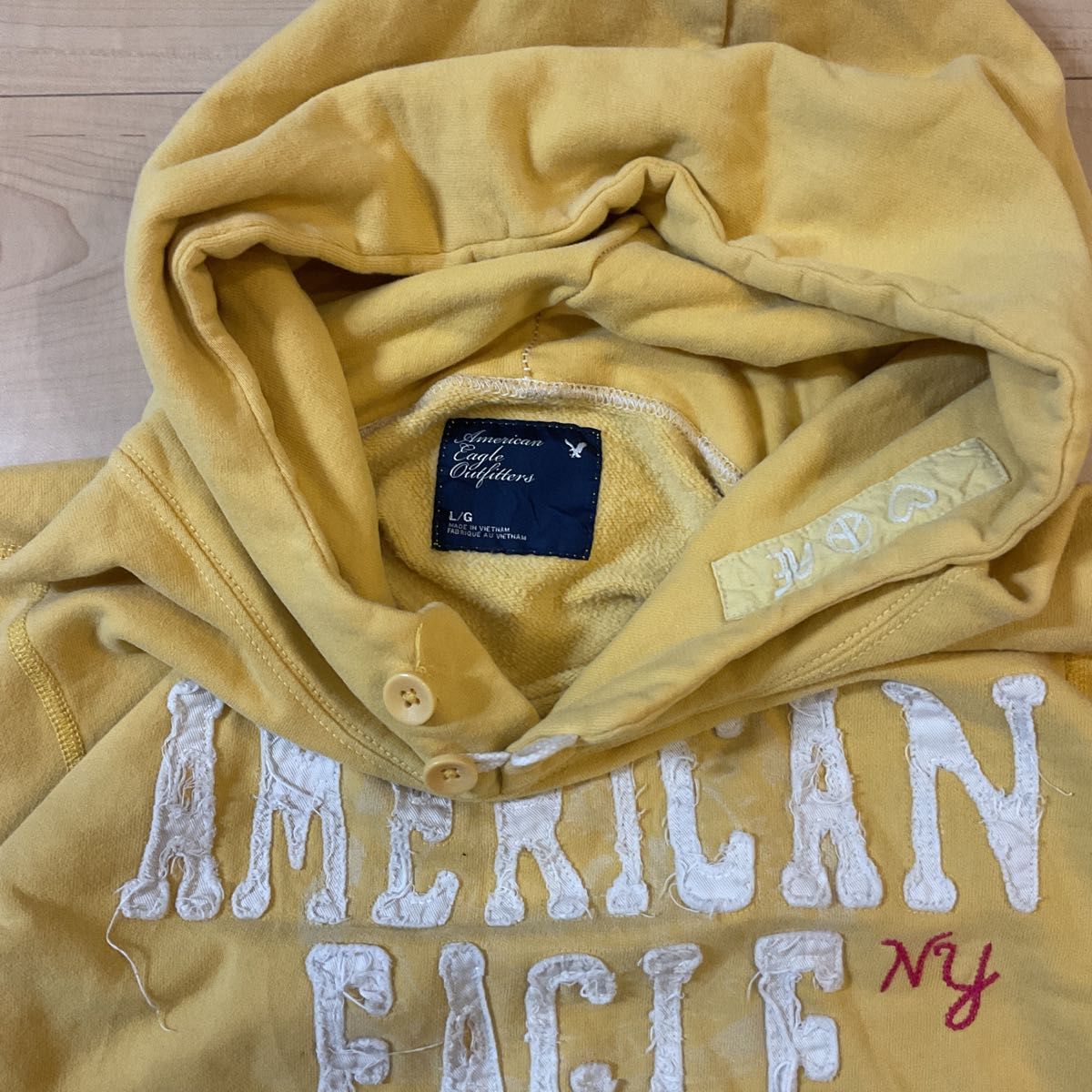 【古着】AMERICAN EAGLE アメリカンイーグル　ヘンリーネック　パーカー