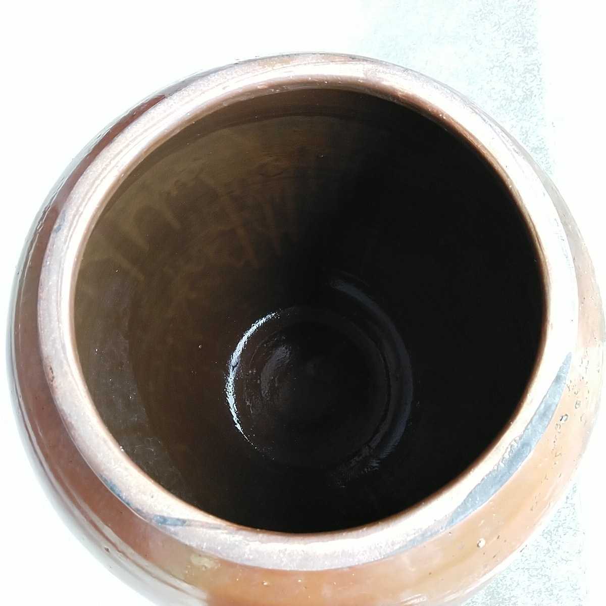 陶器 かめ 甕 瓶 壺 保存容器 漬物 梅干し 味噌 送料無料_画像5
