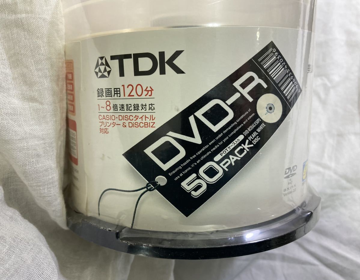 ★録画用DVD-R 50枚 デジタル放送（CPRM）非対応 TDK CASIO・DISCタイトルプリンター対応_画像1