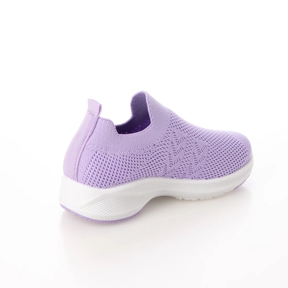 [ новый товар не использовался ]22918 Kids вязаный спортивные туфли лиловый 17.0cm фиолетовый 
