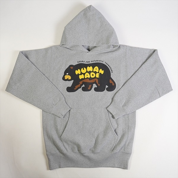 %正規品 Size 灰 クマパーカー #1 HOODIE HEAVYWEIGHT SS