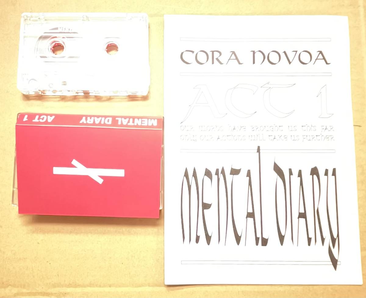  cassette tape MENTAL DIARY (ACT 1) LTD CORA NOVOA SEEKING THE VELVET