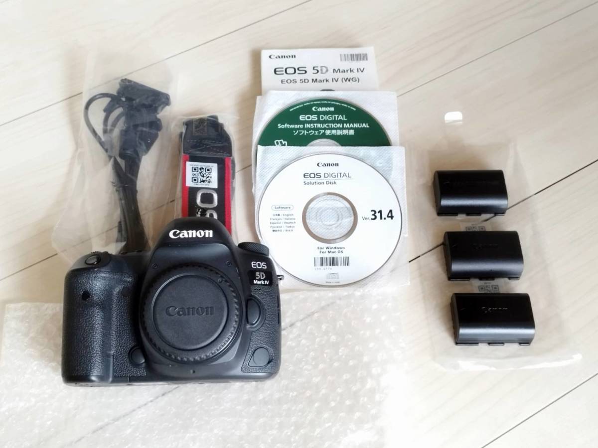 メイン】 Canon EOS 5D mark IV ボディ 動作品 中古品 個人出品