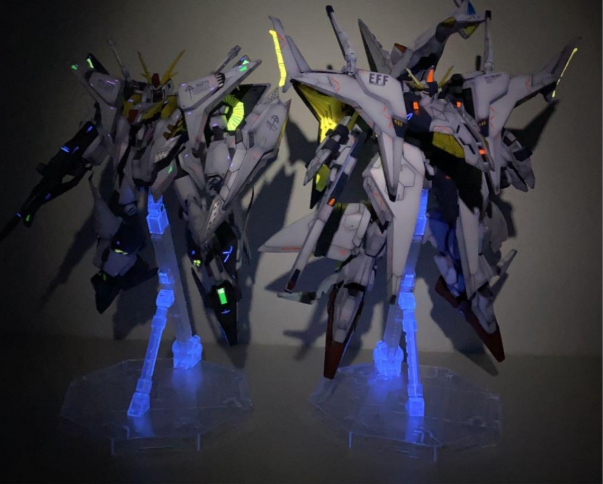 ガンプラ HGUC Ξガンダム&ペーネロペー 全塗装完成品(機動戦士ガンダム