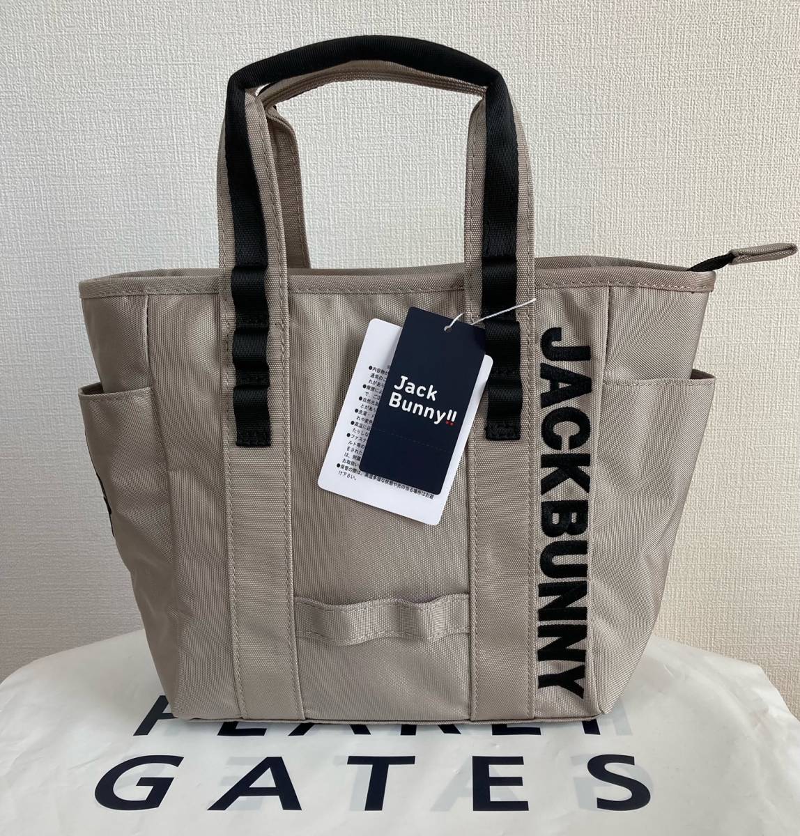 新品 パーリーゲイツ ジャックバニー 【定番】 カートバッグ ベージュ
