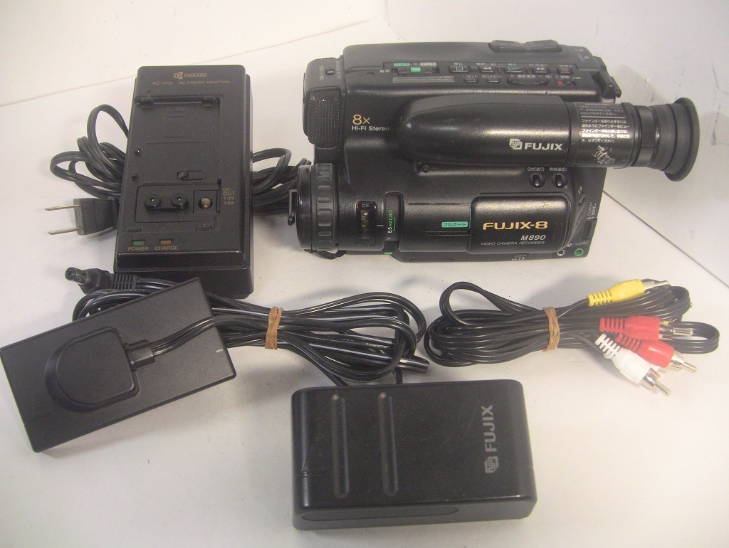 8mmテープ再生できます FUJIX Video8ビデオカメラ M890 ダビング 8mmテープ再生できます FUJIX Video8ビデオカメラ M890 ダビング