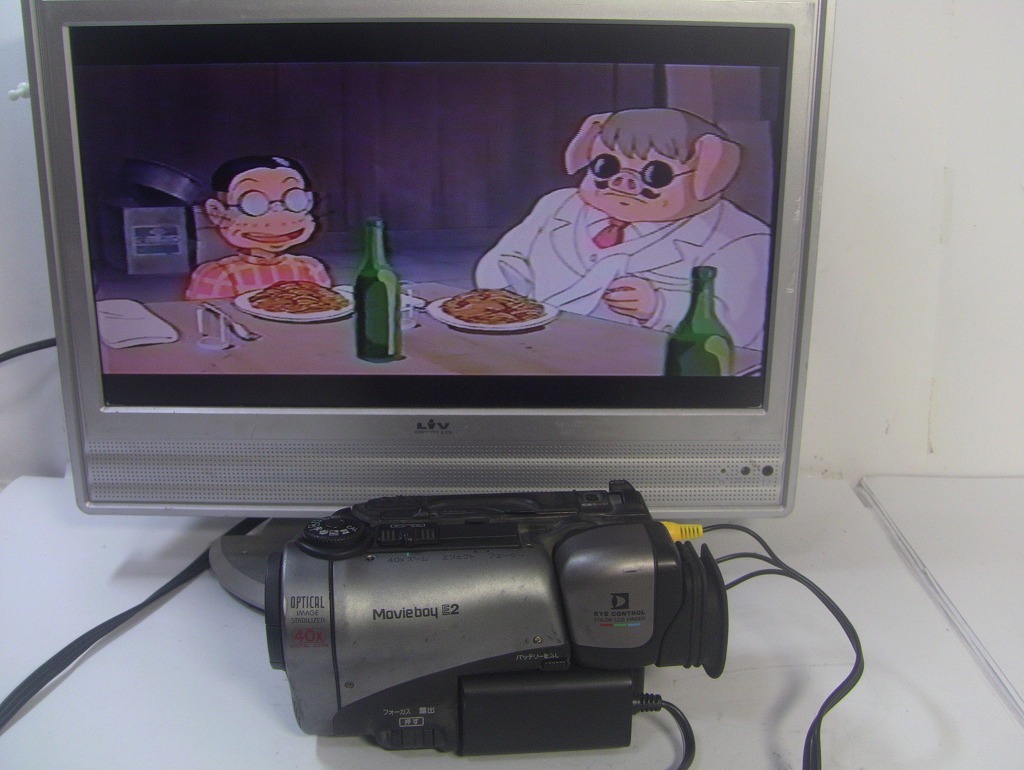 8mmテープ再生できます Canon Hi8ビデオカメラ Movie boy E2 8mmテープ再生できます Canon Hi8ビデオカメラ Movie boy E2