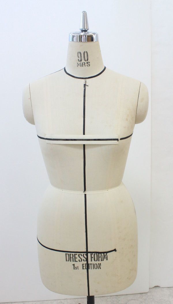 大洋工芸 トルソー 90MRS DRESS FORM 1st EDITION MOF07413 女性用 洋裁 ボディ キャスター付き