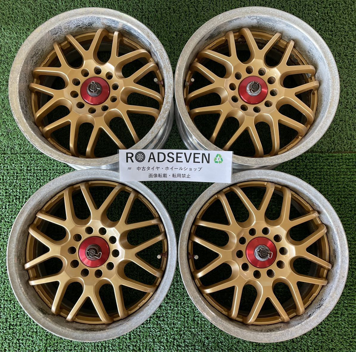 *Racing SPARCO racing Sparco 16 -inch 16×7J +35 16×8J +38 PCD114.3 hub diameter : approximately 73mm 4ps.@Set used aluminium * deterioration have * free shipping 