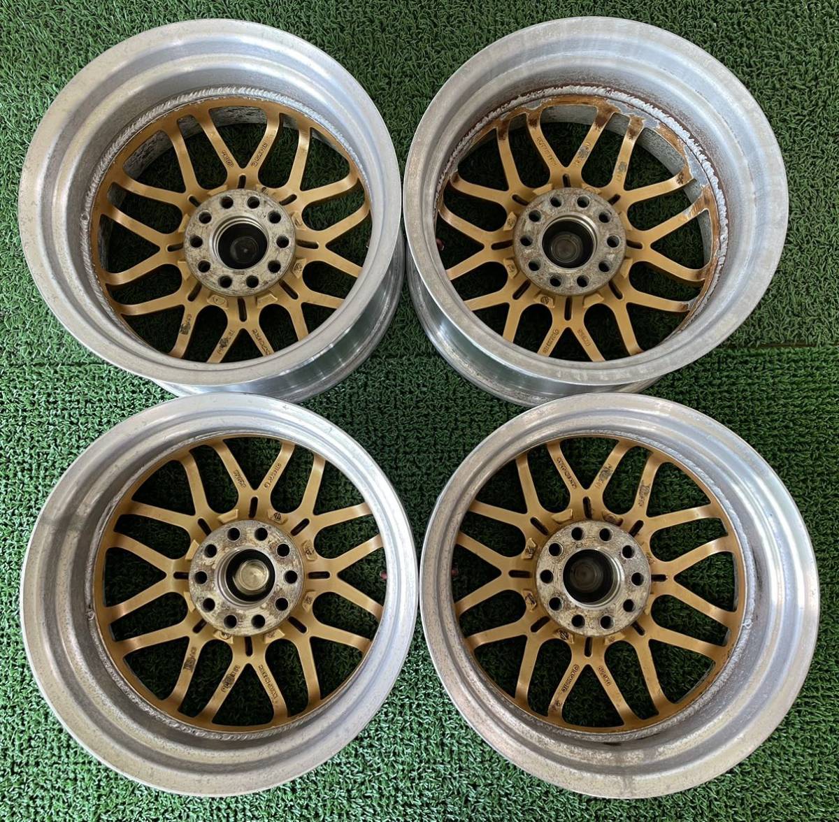 *Racing SPARCO racing Sparco 16 -inch 16×7J +35 16×8J +38 PCD114.3 hub diameter : approximately 73mm 4ps.@Set used aluminium * deterioration have * free shipping 