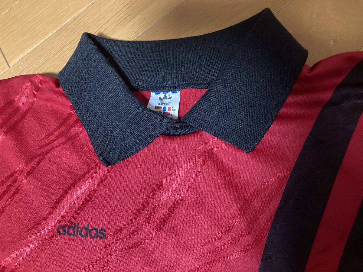 ★美中古 レア ～90s ビンテージ adidas アディダス サッカー ゴールキーパー 長袖 ユニフォーム USA製 L オールド OLD _画像7