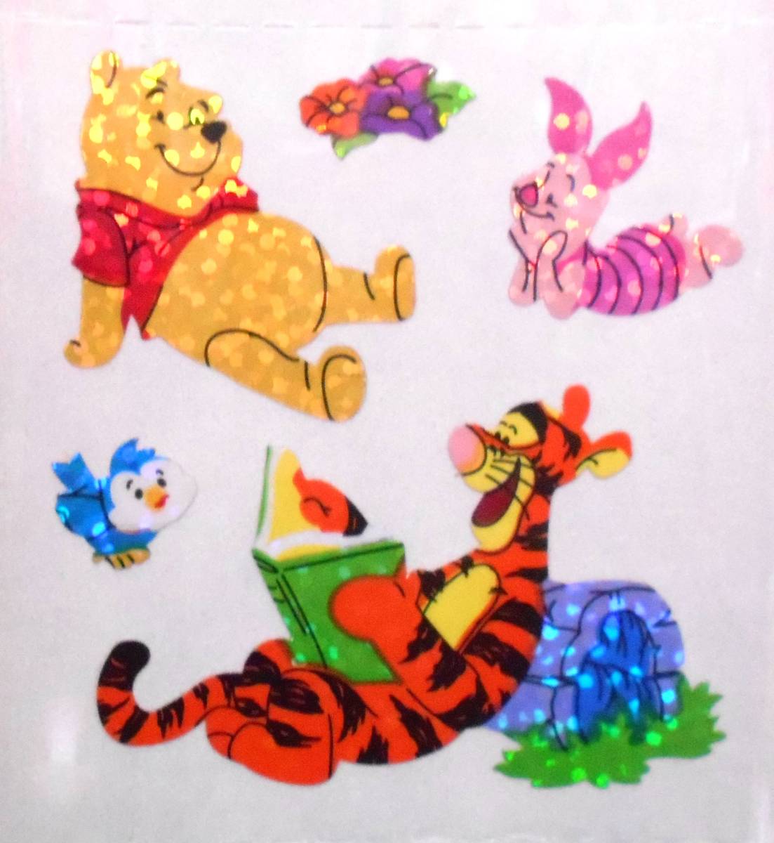 【レア!!】 サンディライオン くまのプーさん 1シート プリズム Winnie the Pooh プー ディズニー シール ステッカー SANDYLION (P15)_画像2