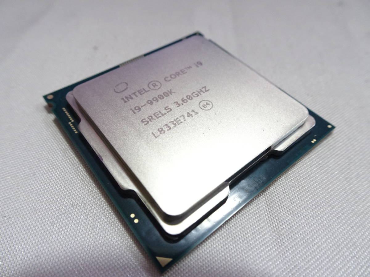 新品同様品 第9世代 インテル Intel Core i9 9900K プロセッサー 3.60GHz 5.00Ghz 8コア 16スレッド LGA  1151 SRELS 動作検証済 1週間保証