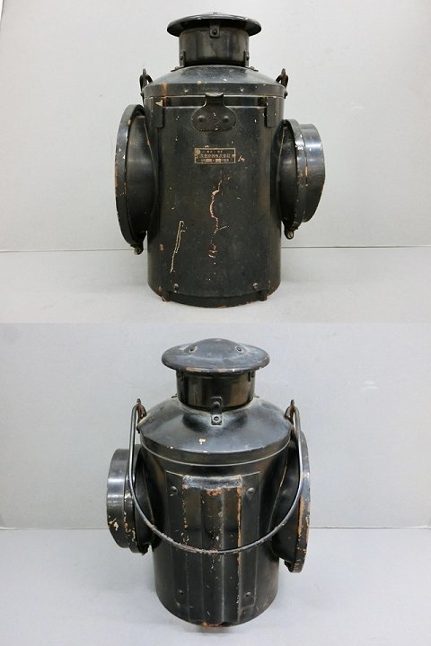 【鉄道マニア必見】 手持ち型信号器 渡邊燈器株式会社 昭和63年製 鉄道マニア必見】 手持ち型信号器 渡邊燈器株式会社 昭和63年製