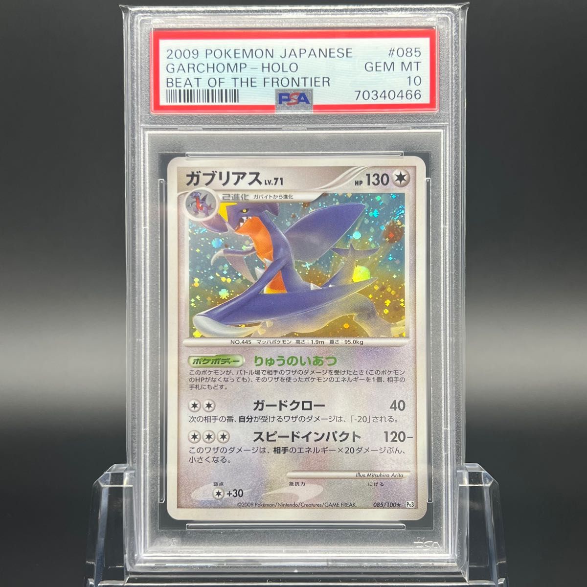 【極美品/PSA10】ガブリアス pt ポケモンカード