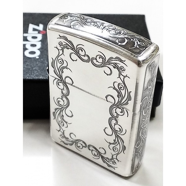 ZIPPO アーマー ジッポ ライター アラベスク ５面彫刻 アンティーク