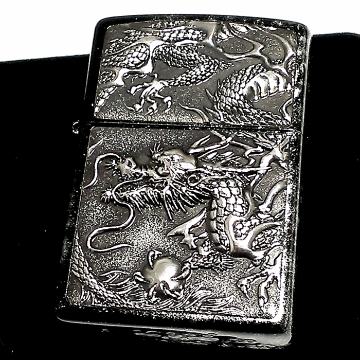 メール便送料無料対応可】 ライズメタル ライター かっこいい ZIPPO 銀
