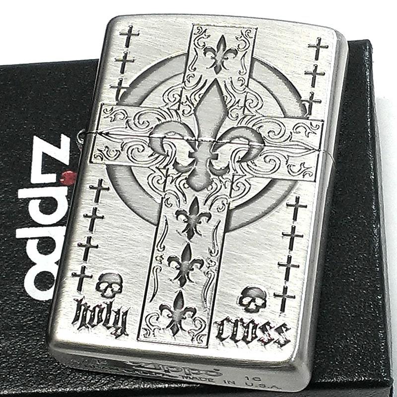 当社の クロス ZIPPO 新品 十字架 ブラック 送料無料 ジッポライター