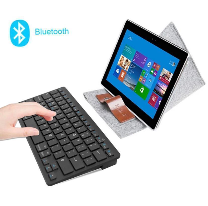 ワイヤレスキーボード　Bluetoothキーボード　白　超薄型　Windows