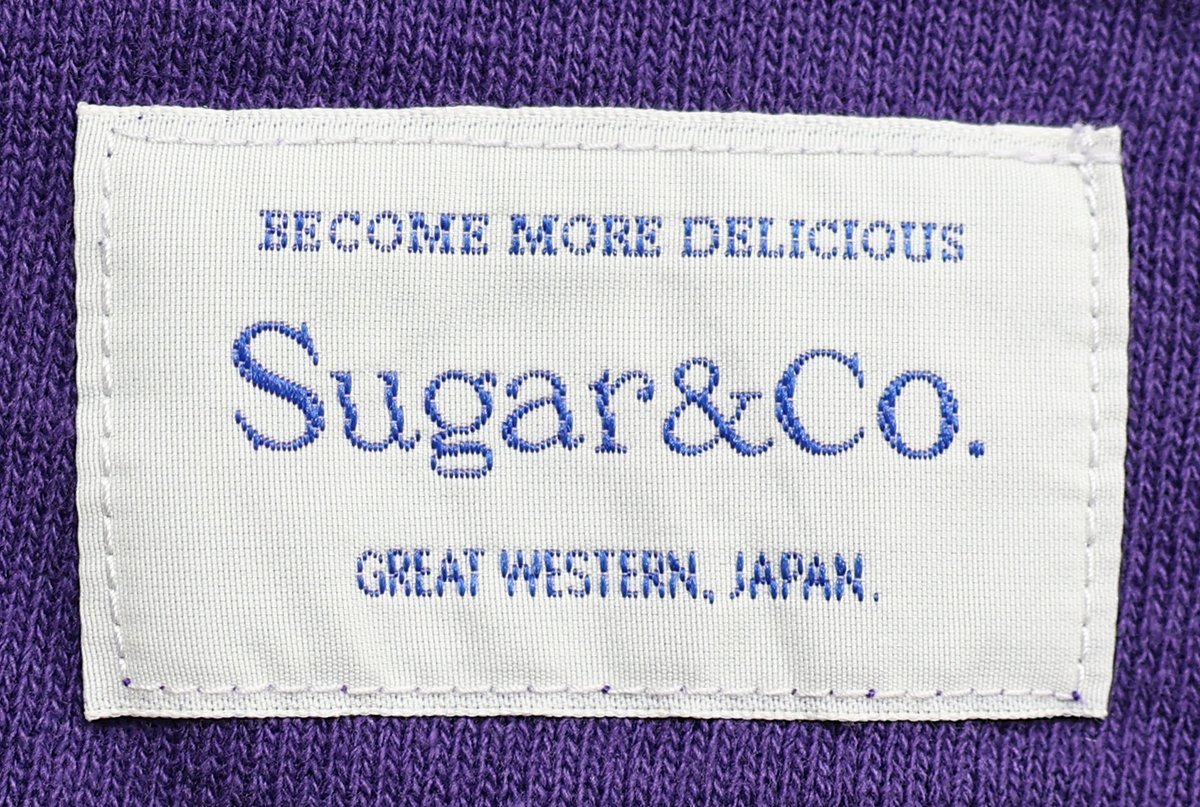 Sugar&Co. (シュガーアンドコー) Drop Sweat / ドロップスウェット 美品 グレープ size XL / ルーズシルエット / オーバーサイズ_画像7