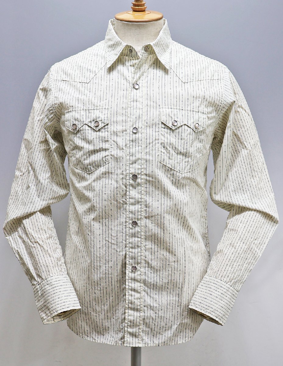 JELADO (ジェラード) Round up shirt / ラウンドアップシャツ JP71104 未使用品 オフホワイト size 15(M) / ウエスタンシャツ