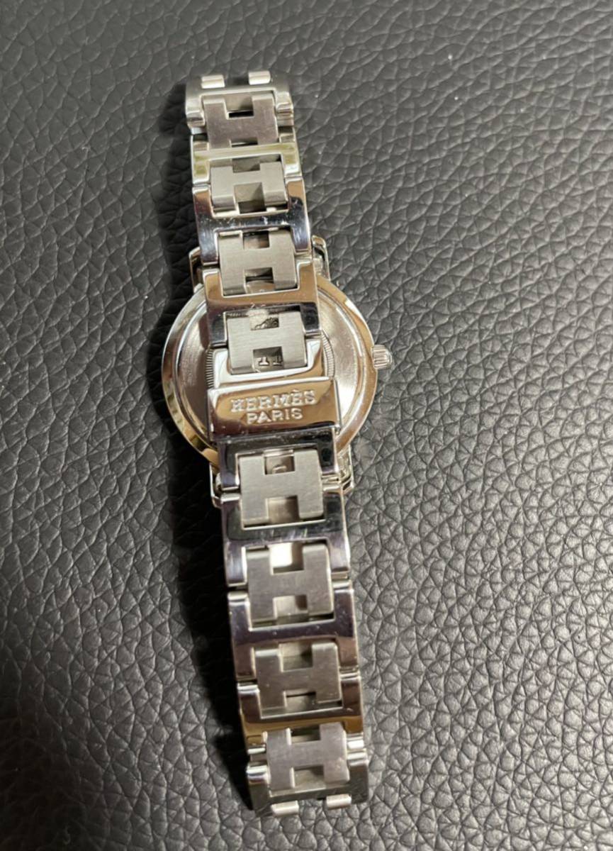 HERMES エルメス クリッパー CL4.210 Dバックル オレンジ レディース