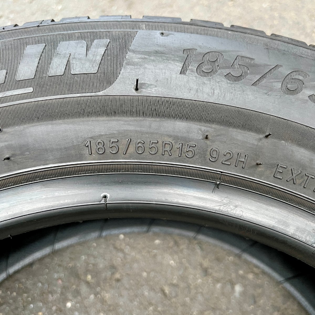 タイヤ2本セット　MICHELIN ENERGY SAVER 4(ミシュラン エナジーセイバー 4)　185/65R15　2020年製　5ミリ_画像6