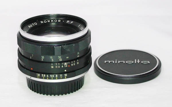 #G4258# Minolta auto ro call PF 55/1.8#