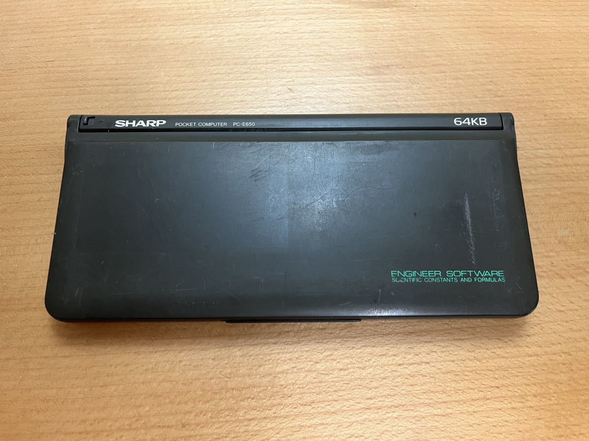 [ произведено техническое обслуживание ] sharp карманный компьютер PC-E650
