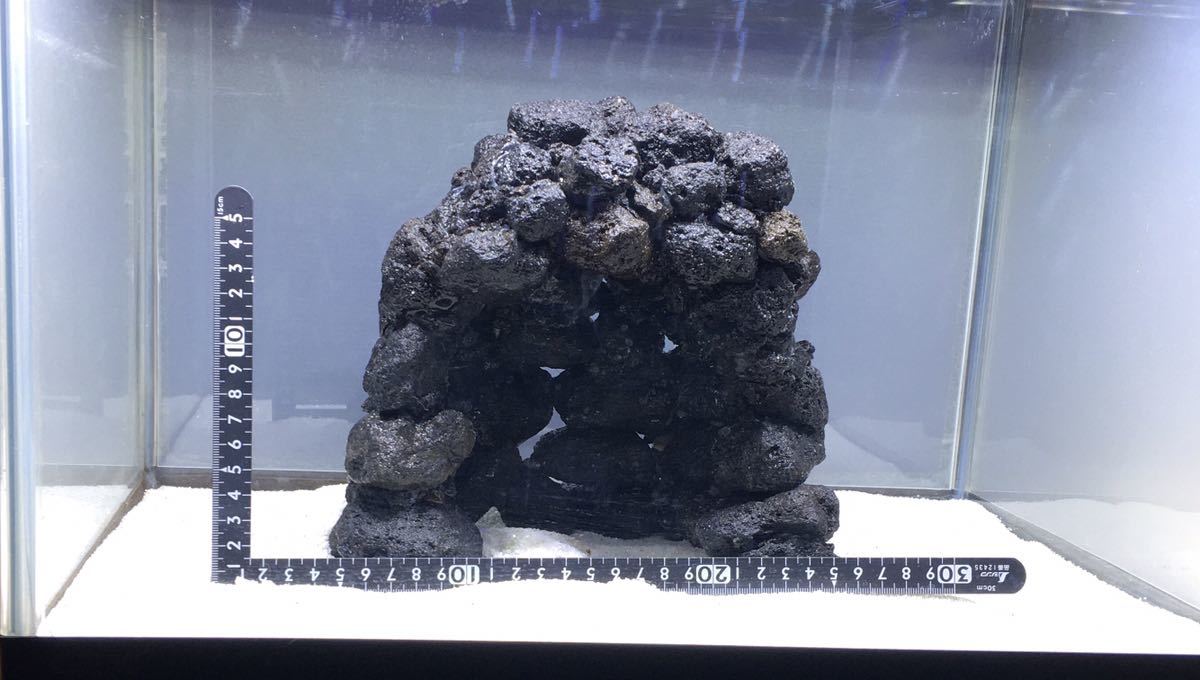 【送料無料】大きめの洞窟　水槽レイアウト インテリア　隠れ家　メダカ　ベタ　一点物　熱帯魚　サンゴ礁　reef tank