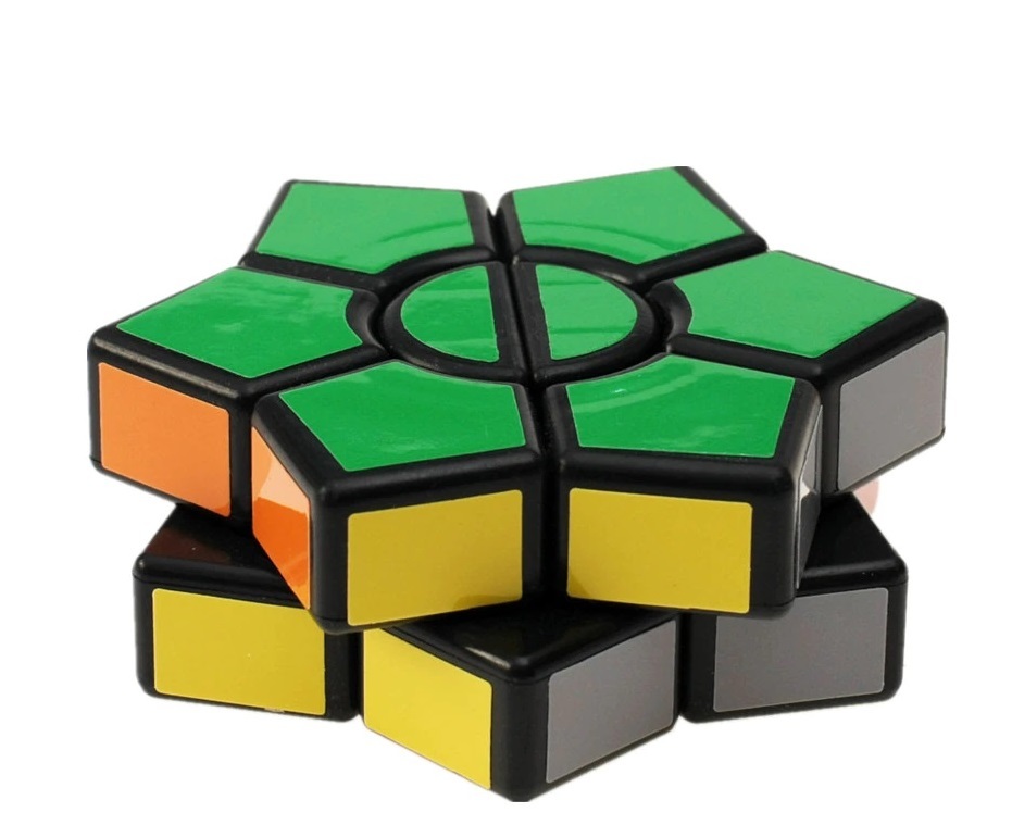 Diansheng 2- layer hexagon Magic Cube David Star shape. puzzle Cube Speed twist cube game intellectual training toy 