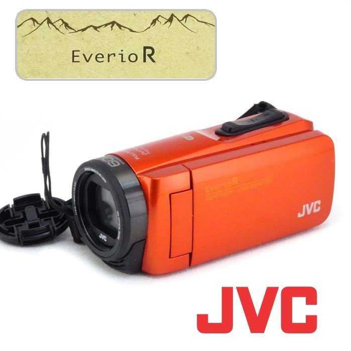 JVCKENWOOD JVC ビデオカメラ Everio R 防水 防塵 Wi-Fi 64GB内蔵メモリー サックスブルー GZ-RX680 通販 