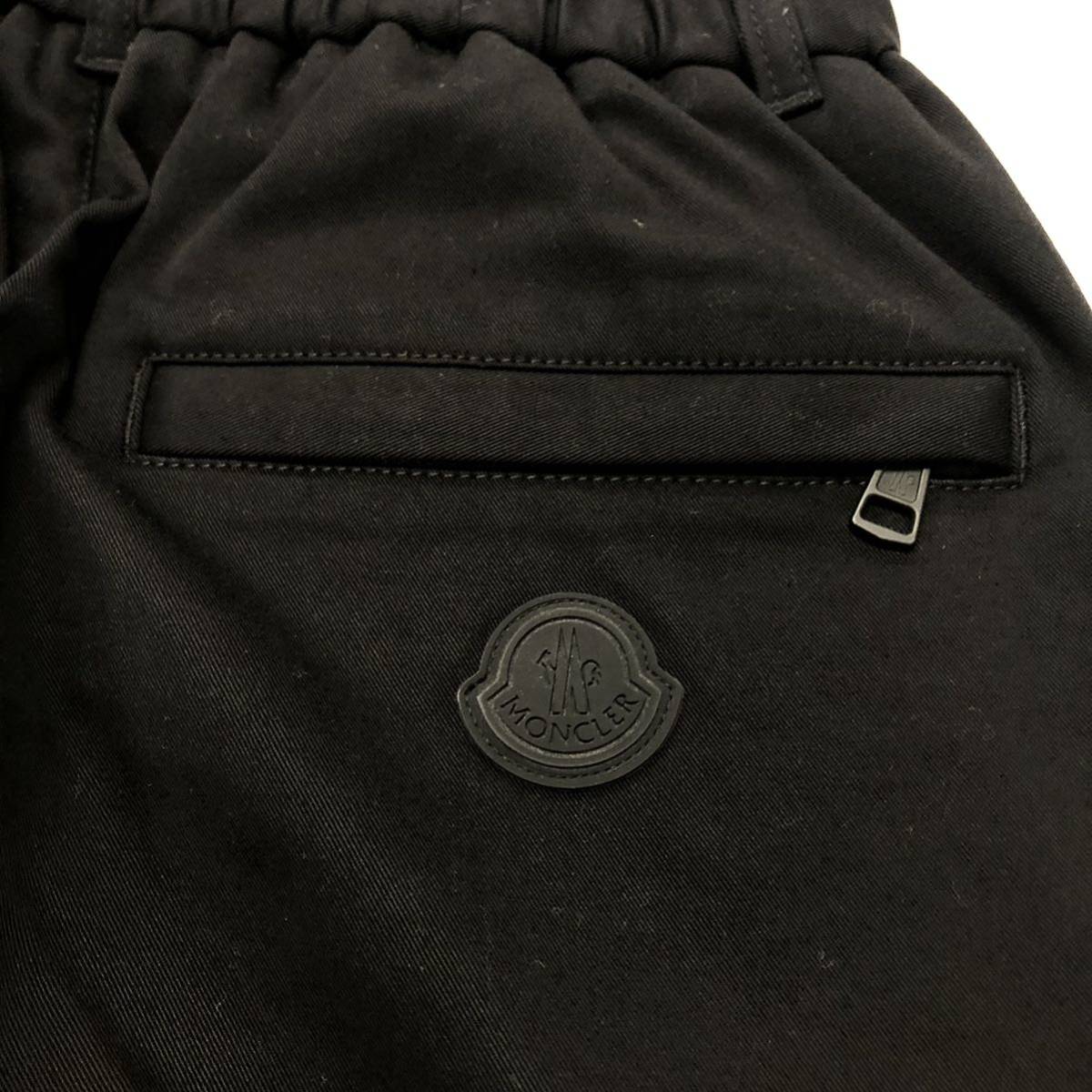 3.24MT-k49★MONCLER パンツ★モンクレール/PANTS/BLACK/ブラック/PANTALONE SPORTVO/H10912A00003 54A1U/TG 44/EA1 EA5の画像7