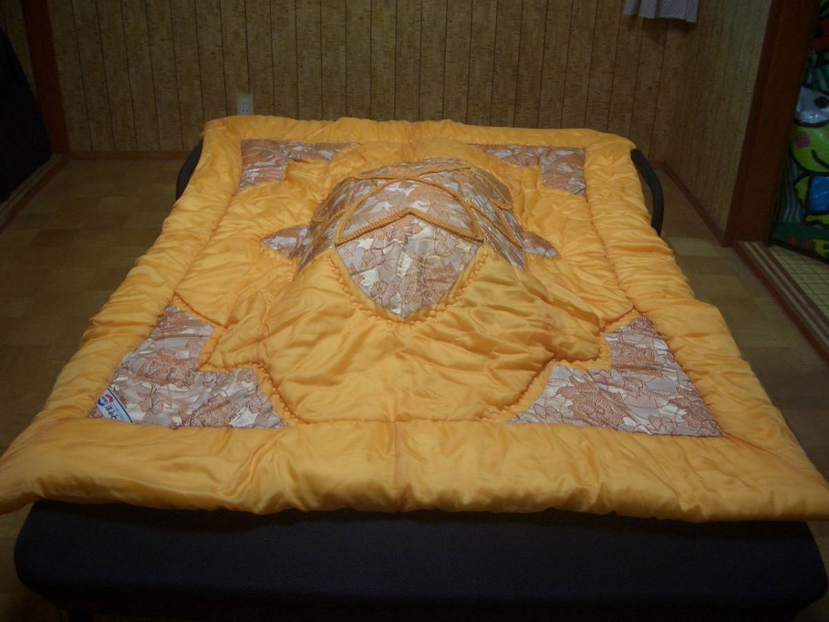 ふるさと割】 昭和レトロ肌掛け布団 シングル 中古品 シングル用