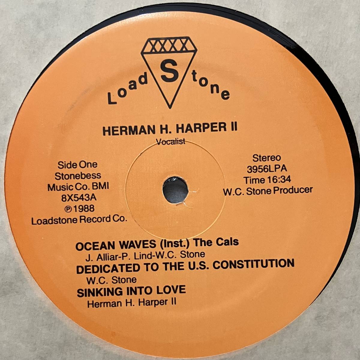 [ LP / レコード ] Herman H. Harper II / Sinking Into Love ( Funk / Soul ) Loadstone - 3956LP モダン ソウル / ファンク_画像3