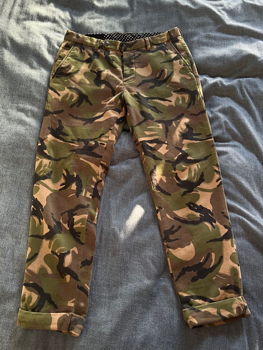紺×赤 1piu1uguale3 sweatdenim new wavetrousers | www.aosfiji.org