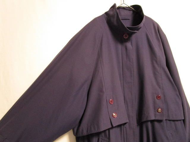 1990's VALERIE STEVENS stand collar long coat Burberrys LONDON FOG ステンカラーコート ヴィンテージ バーバリー_画像3