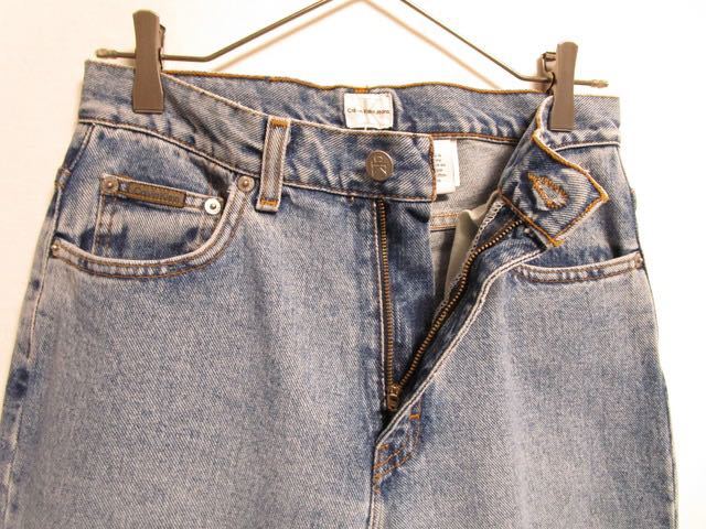 1990's made in mexico Calvin klein jeans 5pocket easy fit denim pants Levi''s USA製 デニム ジルボー_画像7