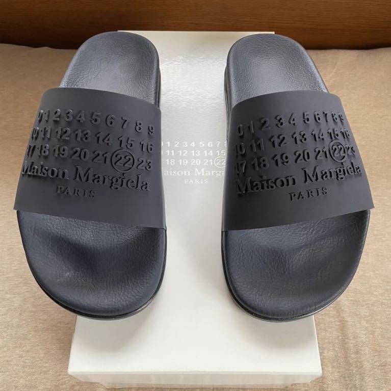 maison margiela マルジェラ navy ロゴ サンダル 42 | www.tspea.org