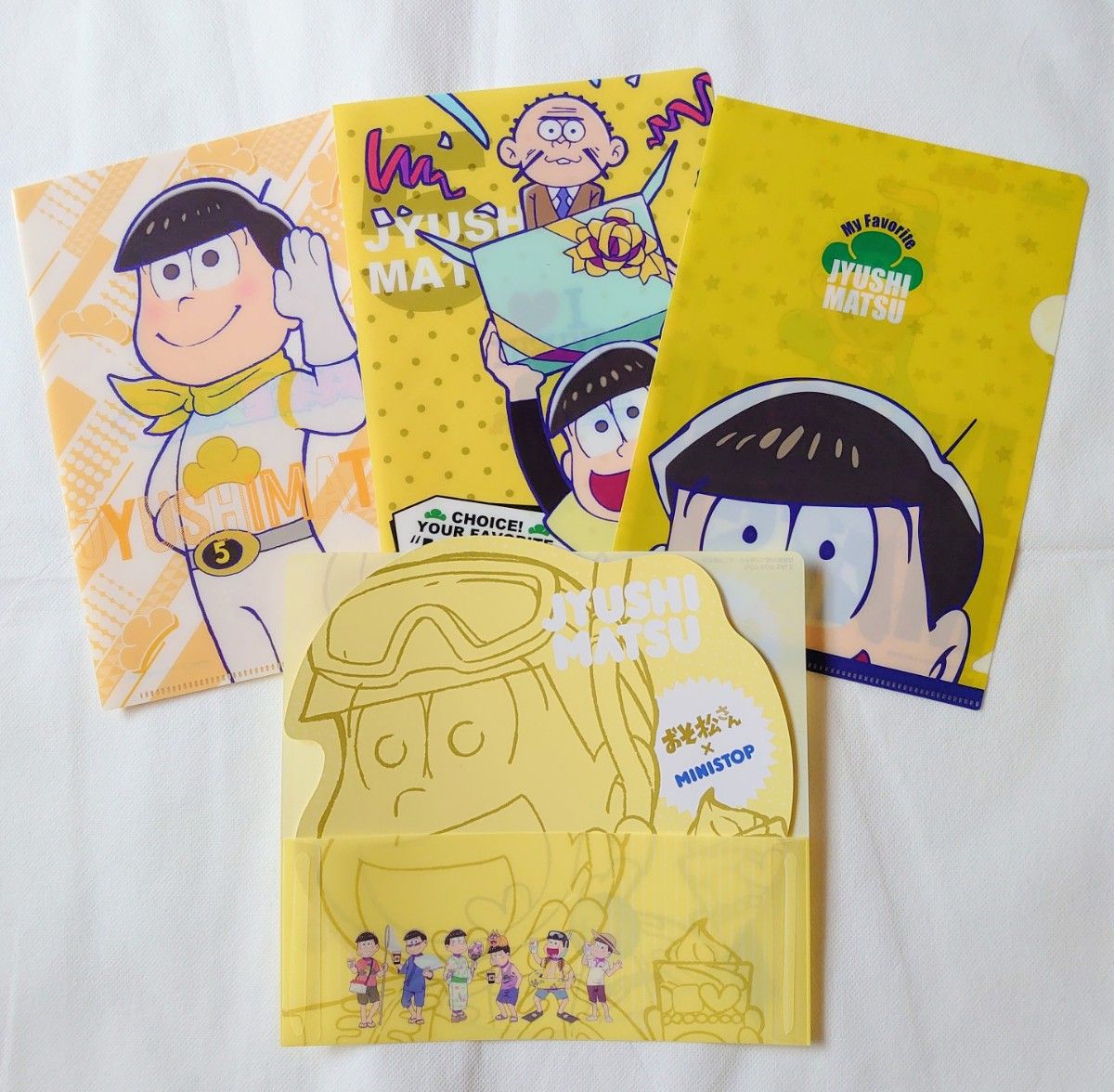 おそ松さん クリアファイルセット 十四松 - アニメグッズ